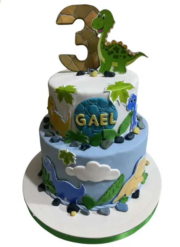 Torta de Dinosaurios personalizada