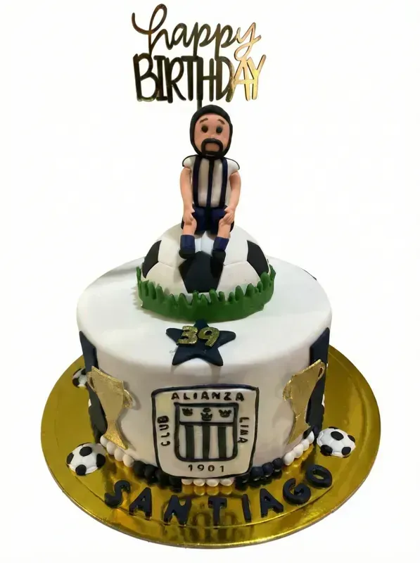 Torta Alianza Lima personalizada