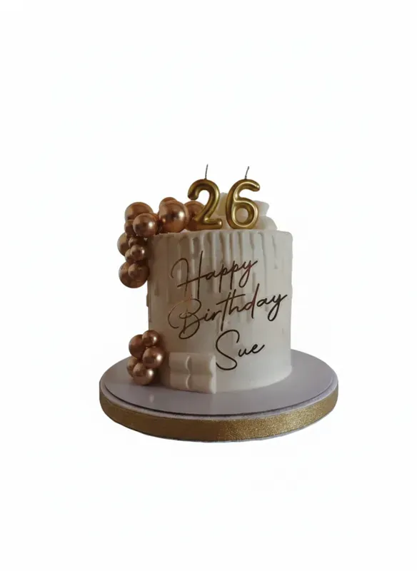 Torta 26 años personalizada