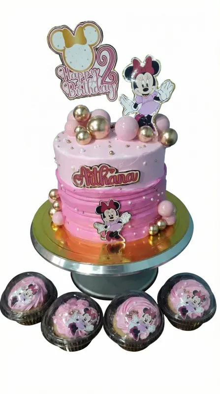 Torta Minie Mouse personalizada